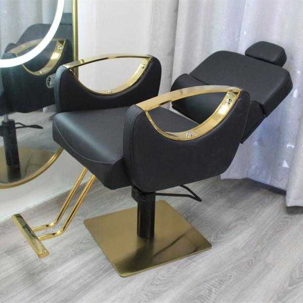 360Home Frisierstuhl Friseurstuhl Frisörstuhl abstellbar Lift und drehbar